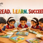 School library at Godavari Public School, a CBSE school in Nashik